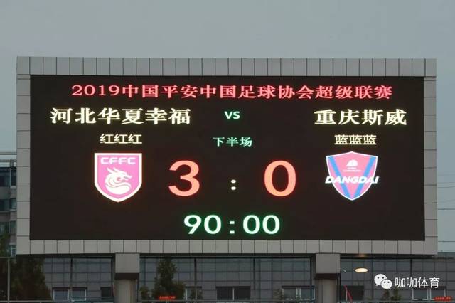 河北华夏战平竞争对手，保持排名不变